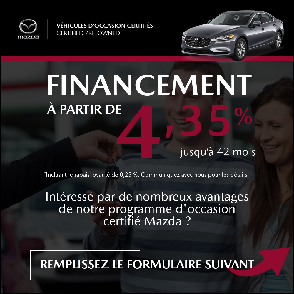 Mazda occasion certifie 4 35 POP UP avril FR